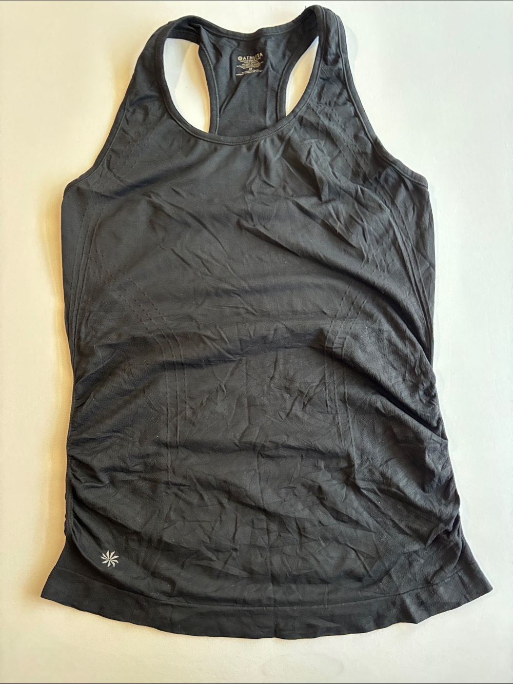 Athleta Black Racerback Tank Top